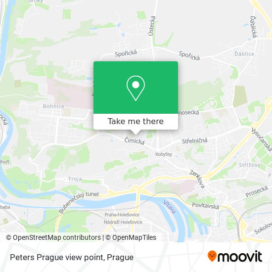 Карта Peters Prague view point