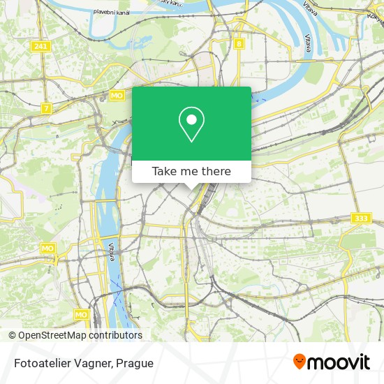 Fotoatelier Vagner map