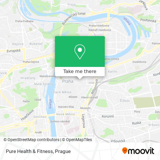 Pure Health & Fitness map