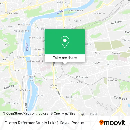 Карта Pilates Reformer Studio Lukáš Kolek