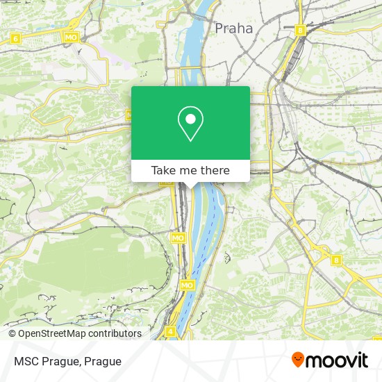 MSC Prague map