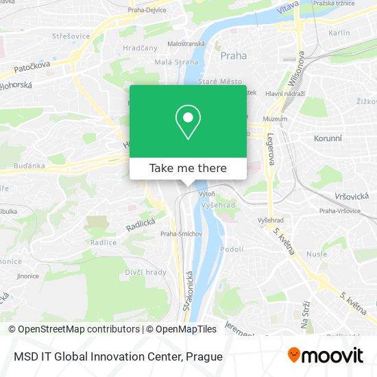 Карта MSD IT Global Innovation Center