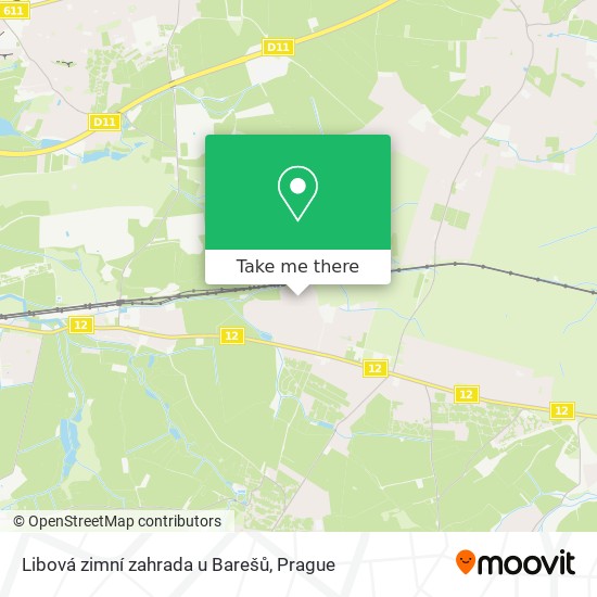 Libová zimní zahrada u Barešů map