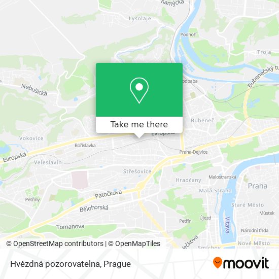 Hvězdná pozorovatelna map