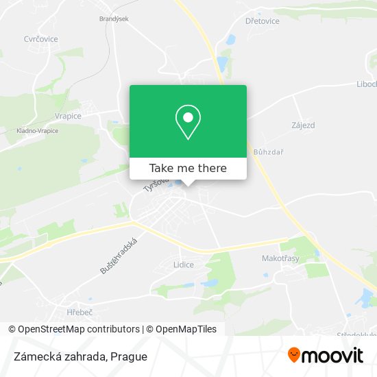 Zámecká zahrada map