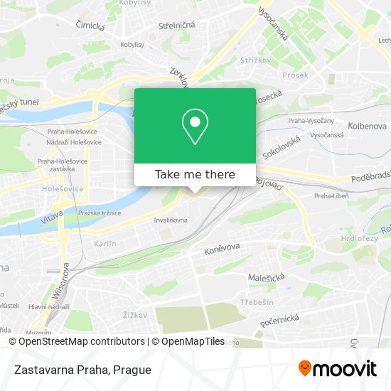 Карта Zastavarna Praha