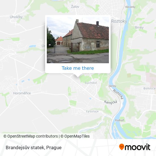 Brandejsův statek map