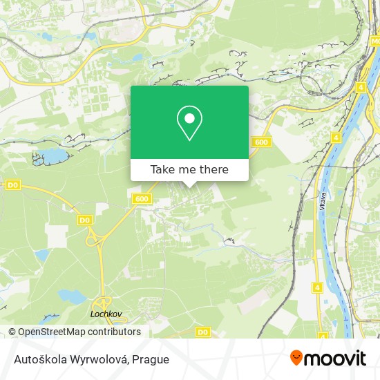 Autoškola Wyrwolová map