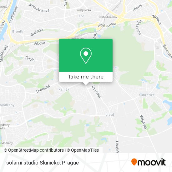 solární studio Sluníčko map