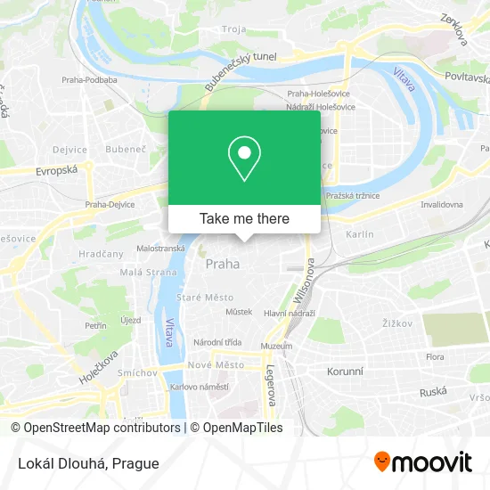 Карта Lokál Dlouhá