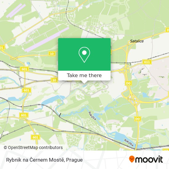 Rybnik na Černem Mostē map