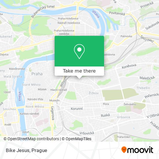 Bike Jesus map
