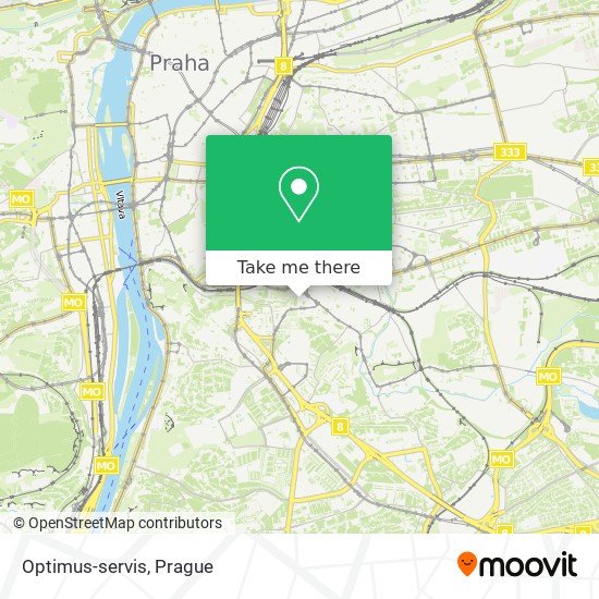 Optimus-servis map