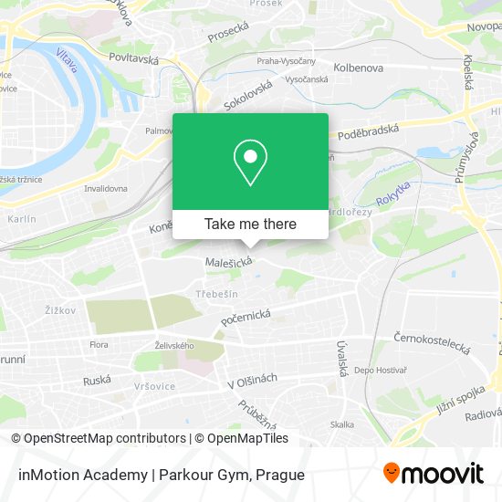 inMotion Academy | Parkour Gym map