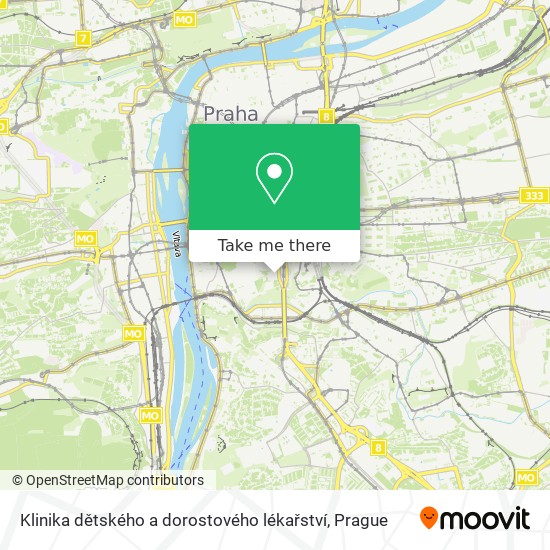 Klinika dětského a dorostového lékařství map