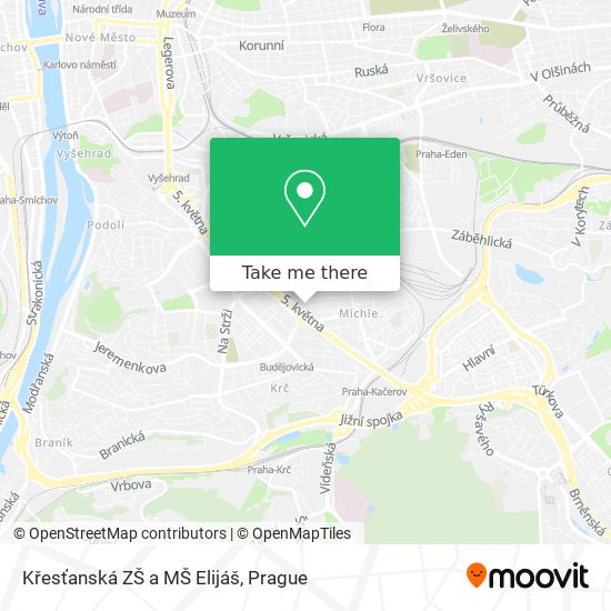 Křesťanská ZŠ a MŠ Elijáš map