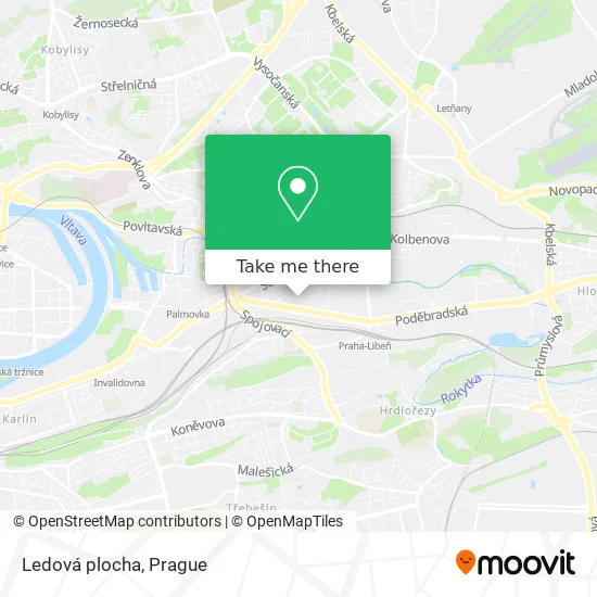 Карта Ledová plocha