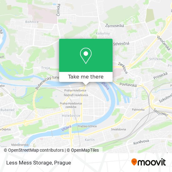 Less Mess Storage map