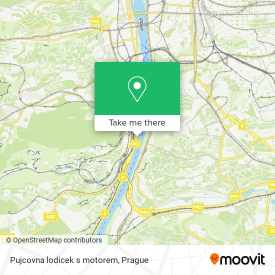 Pujcovna lodicek s motorem map