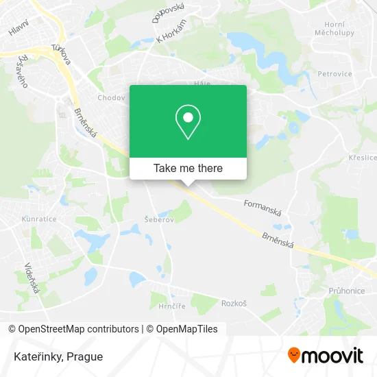 Карта Kateřinky