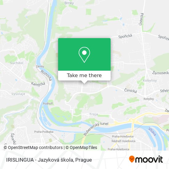 IRISLINGUA - Jazyková škola map