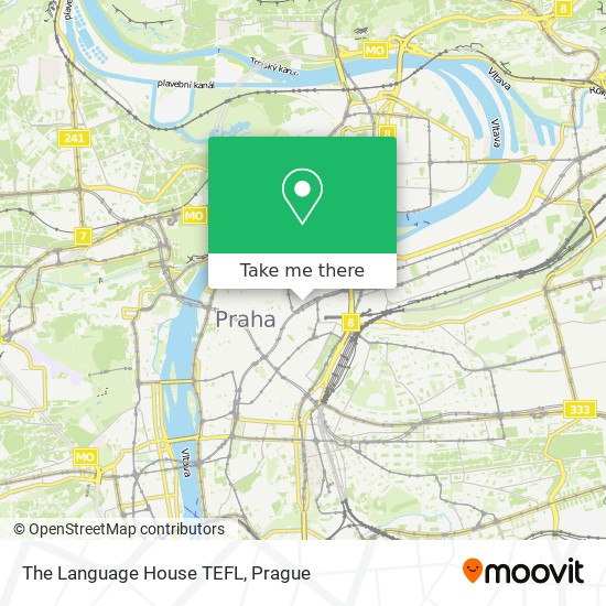 The Language House TEFL map