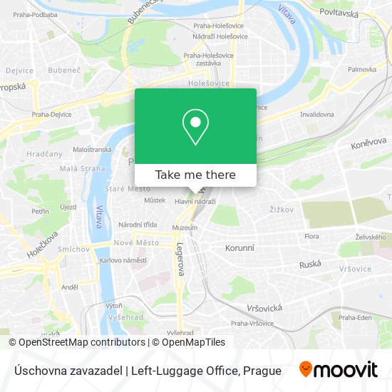 Úschovna zavazadel | Left-Luggage Office map