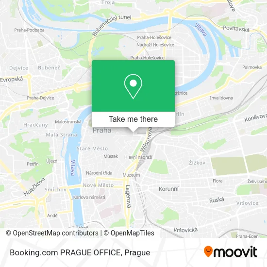 Карта Booking.com PRAGUE OFFICE