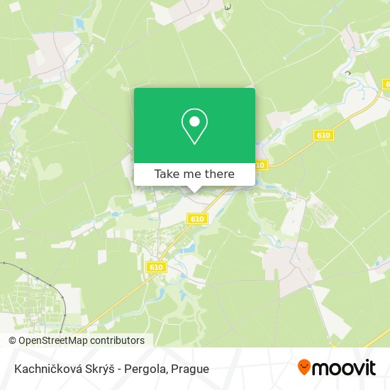 Kachničková Skrýš - Pergola map