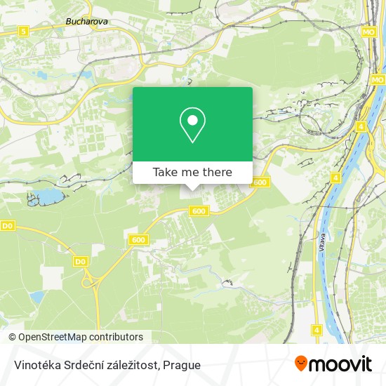 Vinotéka Srdeční záležitost map