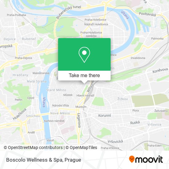 Карта Boscolo Wellness & Spa