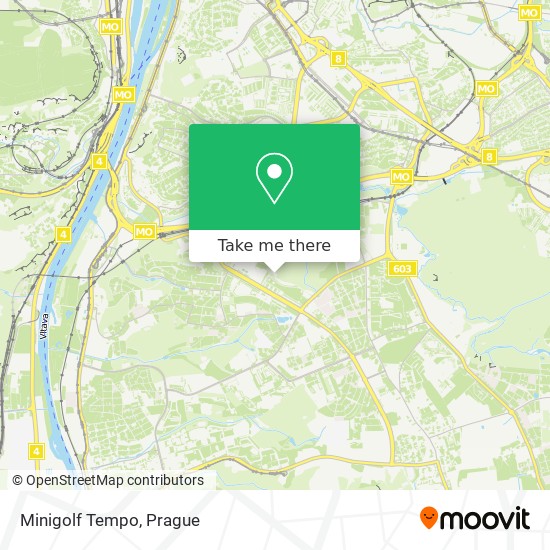 Minigolf Tempo map