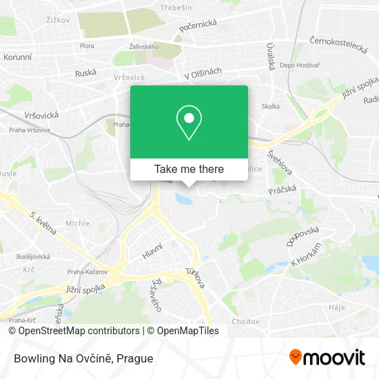 Bowling Na Ovčíně map
