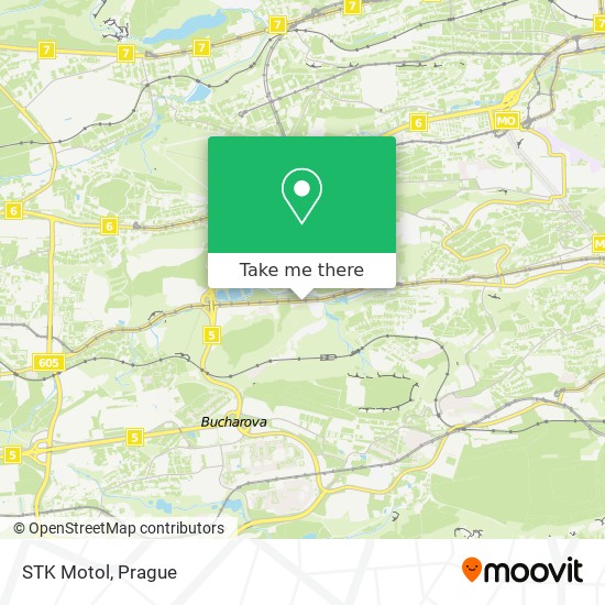 STK Motol map