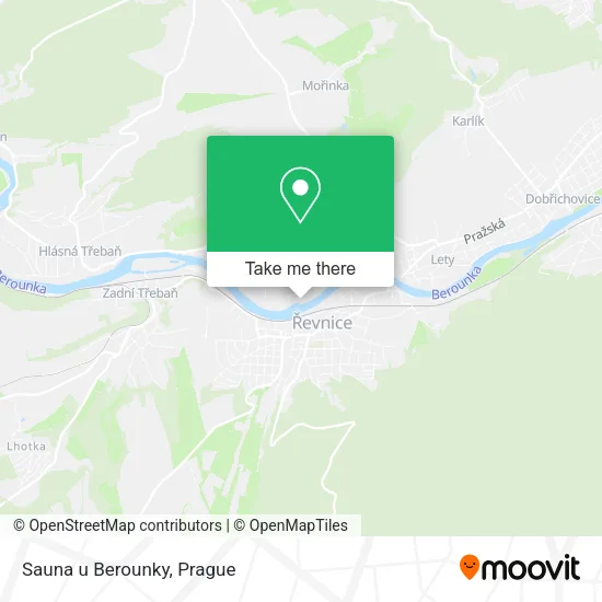 Карта Sauna u Berounky