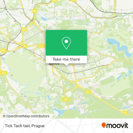 Tick Tack taxi map