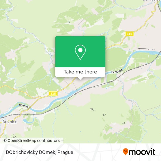 DObřichovický DOmek map