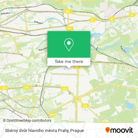 Sběrný dvůr hlavního města Prahy map