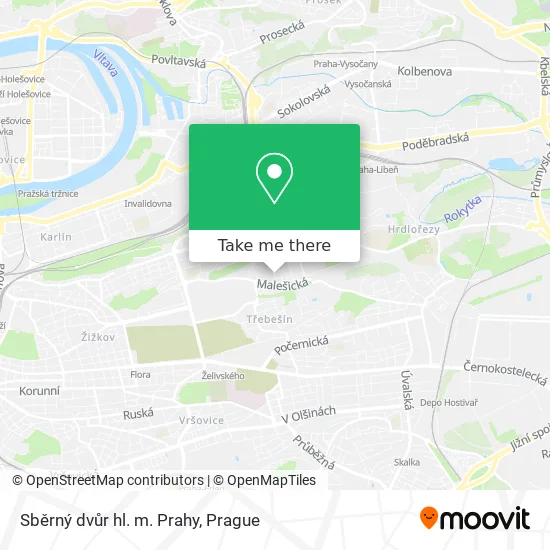 Sběrný dvůr hl. m. Prahy map