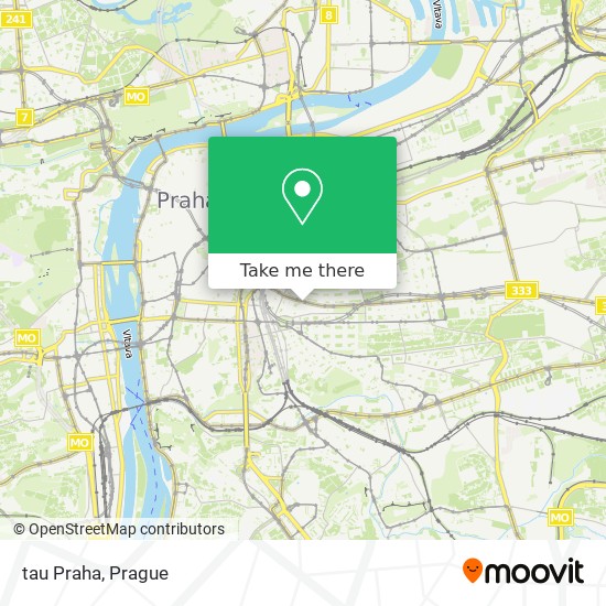 tau Praha map