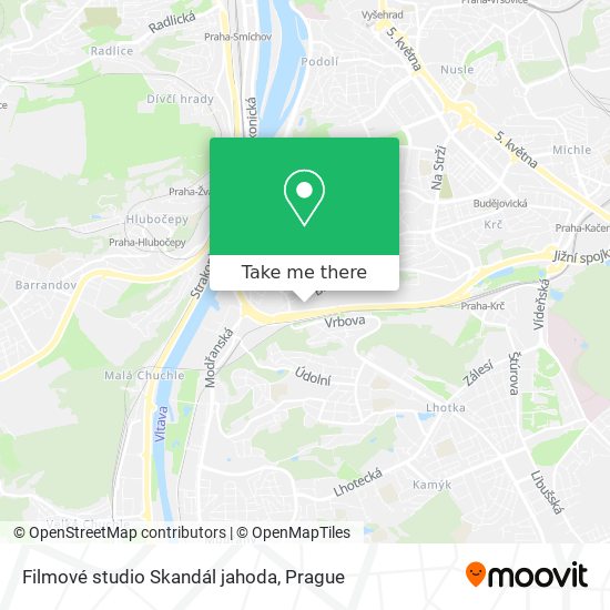 Filmové studio Skandál jahoda map