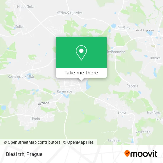 Карта Bleši trh