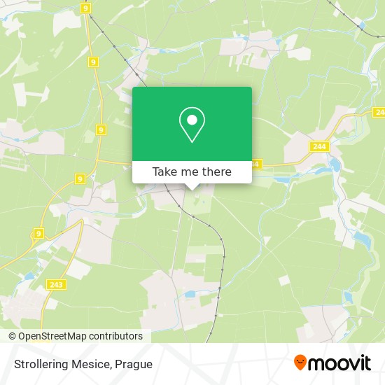 Карта Strollering Mesice