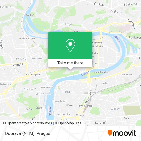 Карта Doprava (NTM)