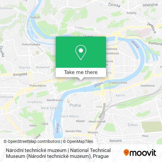 Národní technické muzeum | National Technical Museum map