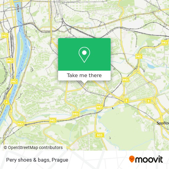 Pery shoes & bags map