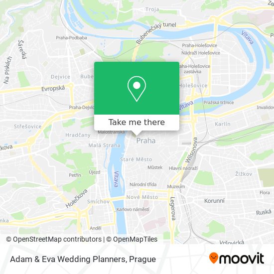 Карта Adam & Eva Wedding Planners