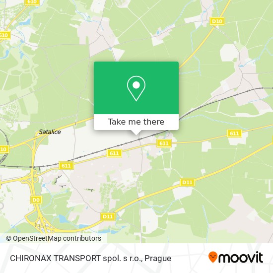 CHIRONAX TRANSPORT spol. s r.o. map