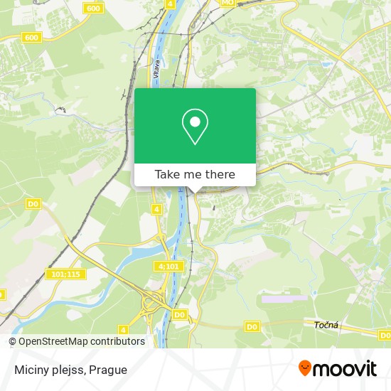 Miciny plejss map