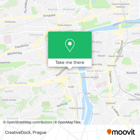 CreativeDock map